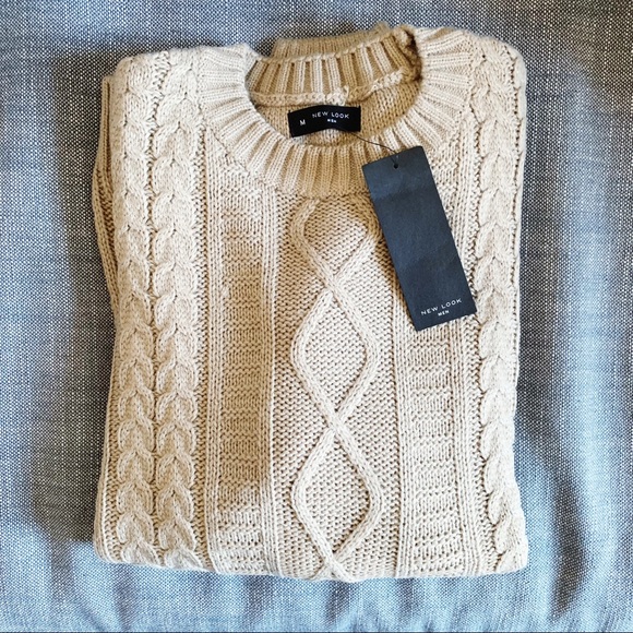 超安い】 2019AW UNUSED hand sweater cable knit ニット/セーター